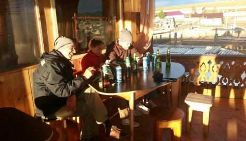 Final beers at Nikitas